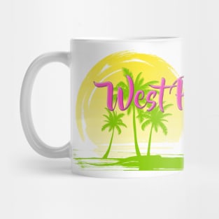 Life's a Beach: West Palm Beach, Florida Mug